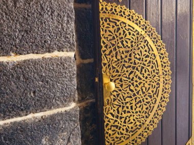 Mosque of Al-Ghamamah, Masjid Al Mosala Ghamama, one of the oldest mosques in Medina, believed that Prophet Mohamed prayed Eid and Istisqa or rain shortage prayers clipart