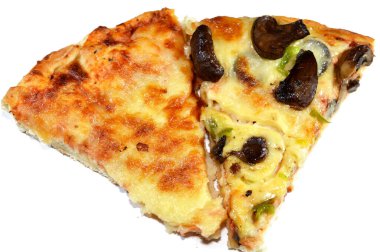 Siyah mantarlı, zeytinli, sebzeli, mozzarella peynirli, zeytinyağlı, taze otlu ve pizzalı mantar pizzası, tipik bir Napoli pizzası.