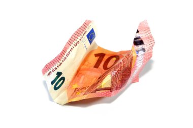 10 Avro 'luk banknot, 10 Avro' luk banknot, banknot, bankacılık, ekonomi, büyüme ve enflasyon konsepti, Avrupa 'yı nakit ve ekonomi statüsü, döviz kuru