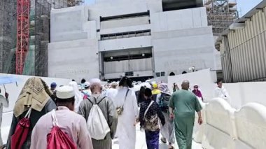 Mekke, Suudi Arabistan, 5 Haziran 2024: Mescid-i Haram detayları, Mescid-i Haram veya Büyük Mescid-i Haram İslam 'ın en önemli camii olarak kabul edilir.
