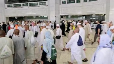 Mekke, Suudi Arabistan, 5 Haziran 2024: Mescid-i Haram detayları, Mescid-i Haram veya Büyük Mescid-i Haram İslam 'ın en önemli camii olarak kabul edilir.