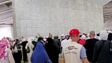 Mina, Suudi Arabistan, 18 Haziran 2024: Mina, Muna, ya da Çadırların şehri, Jamarat bölgesi, hacılar gündoğumu, günbatımı ve günbatımı arasında Mina 'da birkaç gece kalmışlardır.