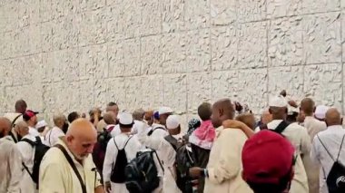 Mina, Suudi Arabistan, 18 Haziran 2024: Mina, Muna, ya da Çadırların şehri, Jamarat bölgesi, hacılar gündoğumu, günbatımı ve günbatımı arasında Mina 'da birkaç gece kalmışlardır.