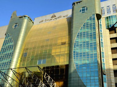 Kahire, Mısır, 16 Eylül 2024: Ain Shams Tıp Fakültesi Tıp Fakültesi 'nde bulunan Akademik Kalp Cerrahisi Enstitüsü, Ain Shams Hastanesi, Kardiyo Cerrahi Hastanesi