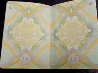 Kahire, Mısır, 9 Kasım 2024: Somali Cumhuriyeti pasaportu, uluslararası seyahat için Somali vatandaşlarına verilen pasaport, pasaportlar Somali federal hükümeti tarafından düzenlenmektedir.