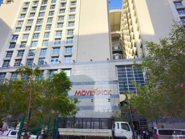 Medine, Suudi Arabistan, 26 Haziran 2024: Suudi Arabistan 'daki Movenpick Al Madinah şehri, İsviçre merkezli İsviçre merkezli bir otel yönetim şirketidir.