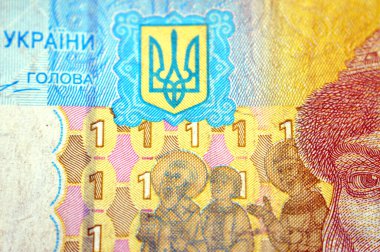 Ukrayna Ulusal Bankası tarafından yayınlanan bir Ukrayna nakit para banknotu olan 1 Hryvnia 'nın karşı tarafında, Kyiv Büyük Dükü Volodymyr (980-1015) yer alır.)