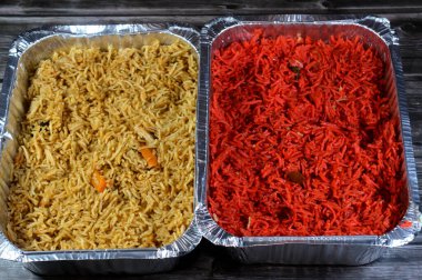 Renkli Basmati pilavı, Hindistan ve Pakistan 'daki Hindistan altkıtasında yetişen çeşitli uzun ve ince taneli aromalı pirinçtir.