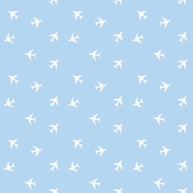 seyahat düzlemi pürüzsüz desen, vektör çizimi