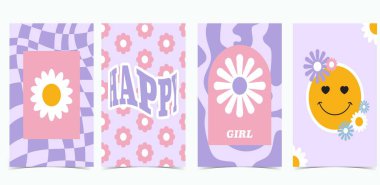 y2k tarzında sevimli gökkuşağı pastel arkaplanı