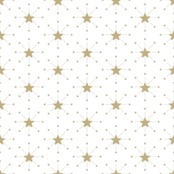 Блестящий Золотой Узор Младенца Шнурков Звездой — стоковый вектор