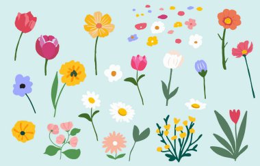 bahar tatili için çiçek nesnesi