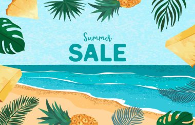 Yatay tasarım için tahıl desenli yaz satışı arkaplanı