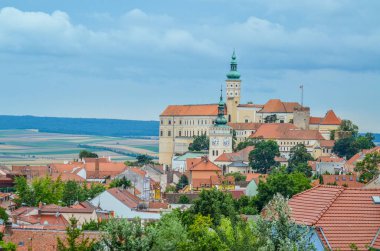 Czech Cumhuriyeti, Cletky Krumlov şehrinin manzarası