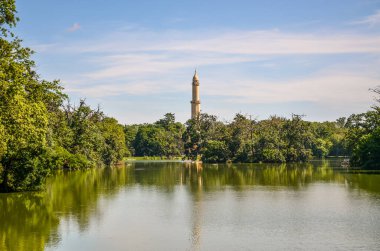 Minoret anıtı, Çek Cumhuriyeti 'nin Güney Moravya' daki Lednice şatosunun arazisi,
