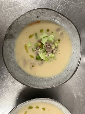 Lezzetli yiyeceklerin yakın görüntüsü