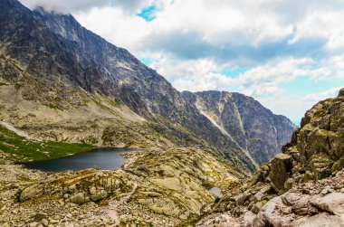 Dağların güzel manzarası