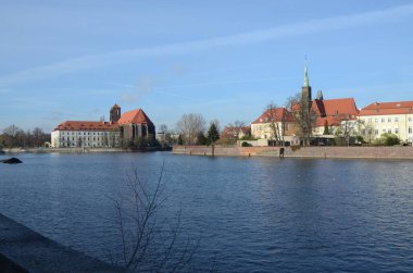 Polonya 'nın eski Wroclav kasabası