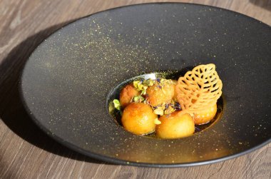 Lezzetli yiyeceklerin yakın görüntüsü