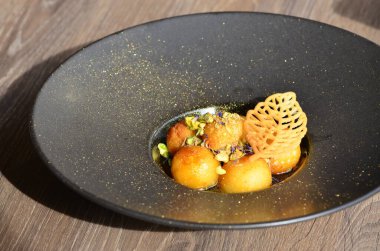 delicious sweet cake with berries and fruits