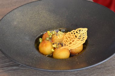 Lezzetli Asya mutfağının yakın görüntüsü