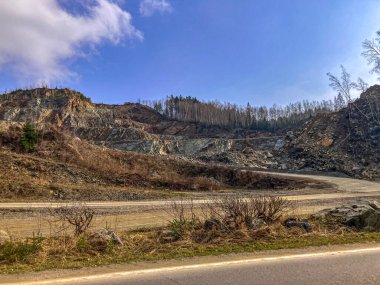 Karpatlar 'da büyük bir dağ ocağı.