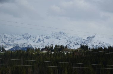 Güzel dağ manzarası. Doğa