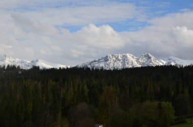 Güzel dağ manzara arka plan