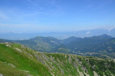 Dağların güzel manzarası, Slovakya