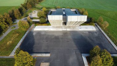 İkinci Dünya Savaşı Anıtı ve Ostrava Opava Operasyonu, Hrabyne, Çek Opava, Silezya, 4K video, panoramik manzara