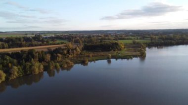 Nehrin güzel hava aracı manzarası