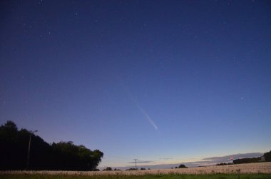 Astroloji fotoğrafı Tsuchinshan-ATLAS (C / 2023 A3), Çek, Opava, Hnevosice, Silezya Bölgesi, 