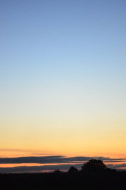 Akşamları güzel gün batımı