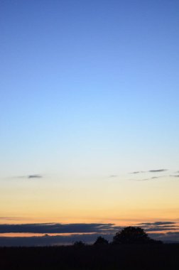 Günbatımı Gökyüzü ve Bulutlar