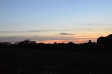 akşam güzel manzara