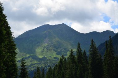 Tatras 'taki dağ zirveleri, Polonya Tatraları, Koscieliska Vadisi,