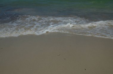 Sahilde güzel deniz dalgaları