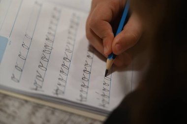 Defterde yazan kadın.