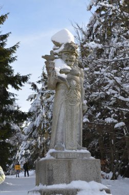 Siyah puding domuz mezbahası, kanlı sosisler ve beyaz sosis, geleneksel Çin yemeği. 