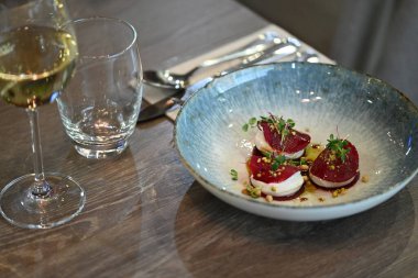 Lezzetli yemekler, seçici odaklanma.