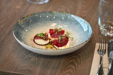 Lezzetli yemekler, seçici odaklanma.