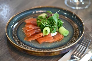 Lezzetli yiyeceklerin yakın görüntüsü