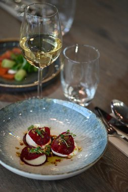 Lezzetli ve taze salata.