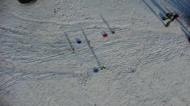 Kayak merkezinin hava görüntüsü