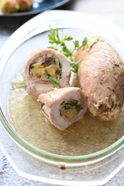 pirinç ve sebze ile hindi göğsü