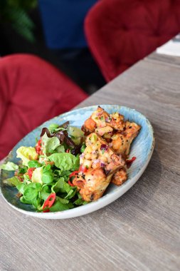 Sebzeli ızgara tavuk