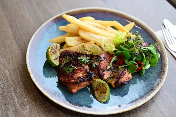 Sebzeli ızgara tavuk