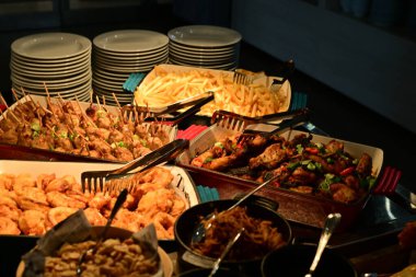 Lezzetli yemekler, seçici odaklanma.