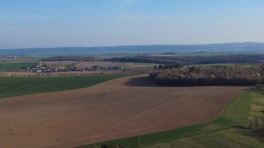 Kırsal kesimde hava manzarası