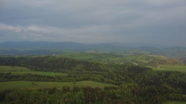 Slovakya 'daki dağların manzarası